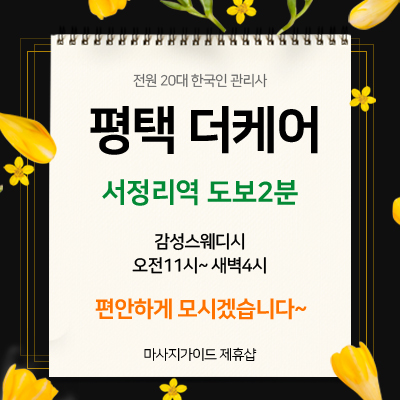 평택 서정리역 스웨디시마사지 후기